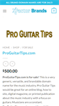 Mobile Screenshot of proguitartips.com